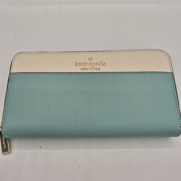 Kate spade staci medium saffiano leather satchel purse with matching wallet - Picture 15 of 16